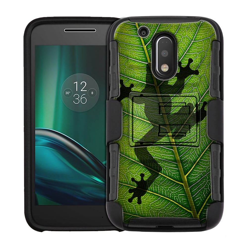 Motorola Moto G Play Armor Hybrid Case Frog Prints on