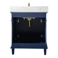 thumbnail image 5 of Legion Furniture 30" Contemporary MDF/Veneer Wood Sink Vanity Cabinet in Blue, 5 of 11