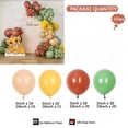 thumbnail image 3 of Kit de arco de globos para fiesta temática del Rey León Disney 137 piezas globo de látex amarillo verde café, 3 of 5