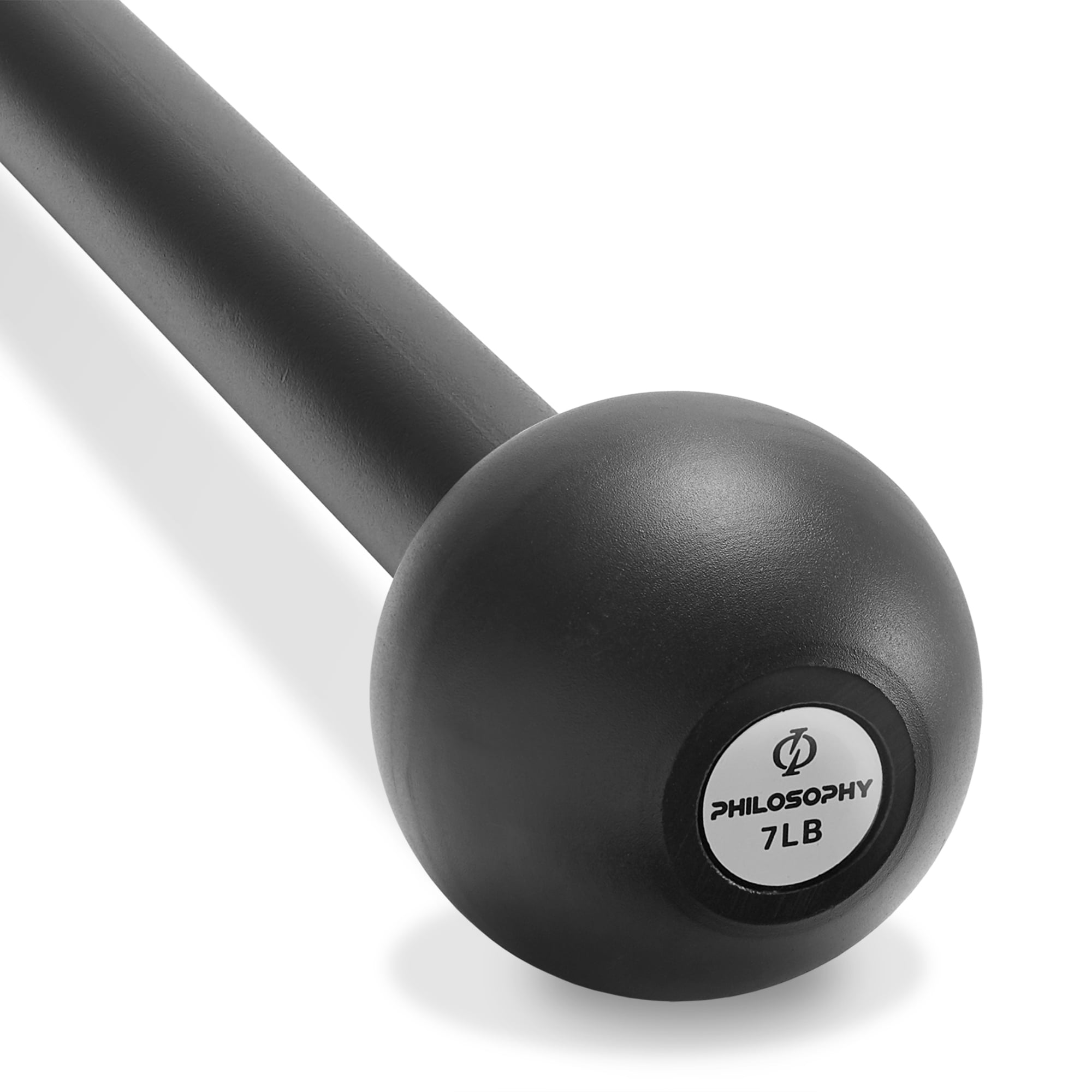 Philosophy Gym Steel Mace Bell 7 LB, Mace Club for Strength Training, Functional Full Body Workouts
