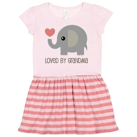

Inktastic Loved By Grandma cute grandchild Gift Toddler Girl Dress