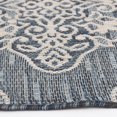 thumbnail image 2 of Hayweld Lagoon Blue and White Woven Area Rug, 2 of 7