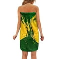 thumbnail image 3 of Yuyamidu Jamaican Flag Shower Towel Wrap for Women Knee Length Body Towel Wrap with Adjustable Closure Home Bath Towels Large Bath Sheets Towels for Adults Size M, 3 of 7