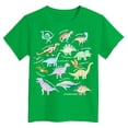 thumbnail image 4 of JUMEYU Toddler Boys Shirts Toddler Kids Baby Cartoon Short Sleeve Crew Neck Tee Stretchy Comfortable Breathable Trendy Tops T-Shirt 3T 4T (Green,3-4 Years), 4 of 4