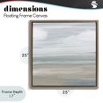 thumbnail image 4 of Stupell Industries Modern Another Day Peaceful Landscape Brown Floating Frame Canvas Art, 25 x 25, by Robin Maria, 4 of 8
