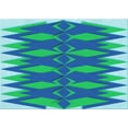 thumbnail image 1 of Ahgly Company Machine Washable Indoor Rectangle Transitional Blue Area Rugs, 8' x 12', 1 of 7