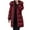 Wine, variant on Fnooota Womens Puffer Jackets with Hood, Windproof Mid-length Warm Zip up Winter Coats Outerwear Wine Size S-2XL