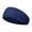Navy Blue, variant on Eoperou Men Sports Headband Moisture Wicking Wide Workout Headband Quick Drying Solid Color Running Cycling Sweatband Headband
