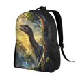thumbnail image 2 of Fotbe Sunshine Jungle Dinosaur Mochila de Viaje para Laptop, Mochila Ejecutiva Delgada y Resistente 15.6", 2 of 8