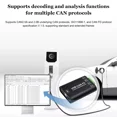 thumbnail image 3 of USB to CAN FD Interface Converter CAN Bus Data Analyzer Communication Module, 3 of 8