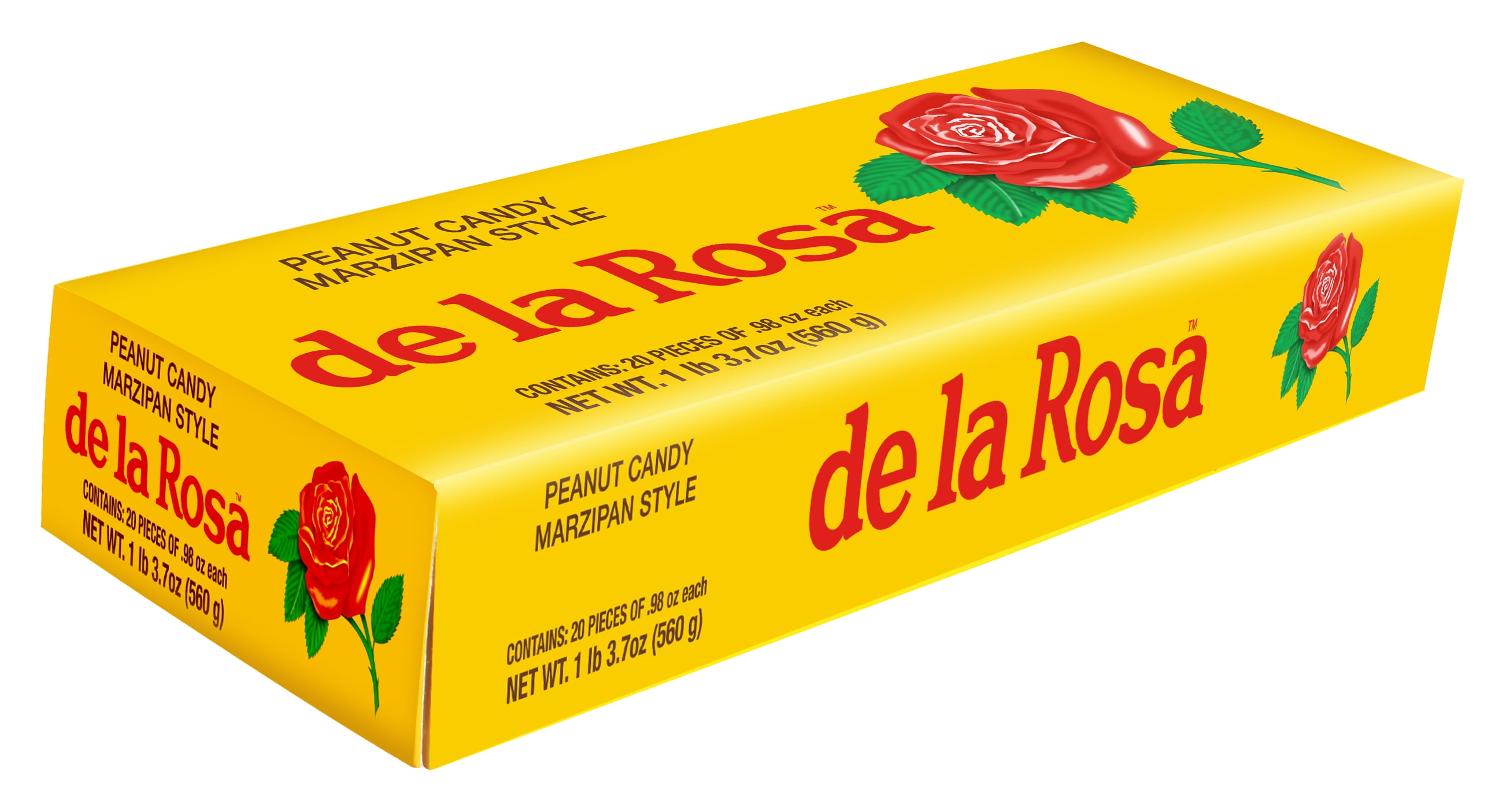 De La Rosa Marzipan Style Mexican Peanut Candy, 20 Ct