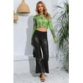 thumbnail image 4 of KRE Prime Women Wide Waistband Long Flare Pants, 4 of 4