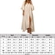 thumbnail image 2 of Vestido Largo Básico Impresión de vestido largo básico de gran tamaño para mujer elegante ropa diaria (blanco L) Cgtredaw para Mujer Blanco T XL, 2 of 6