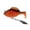 Orange, variant on Paddle Tail Swimbaits Fishing Lures, Pre Rigged Soft Bait with Spinner Blades and 3D Eyes, Weedless Hidden Hook for Bass Trout Freshwater Saltwater Gear 6 Pcs