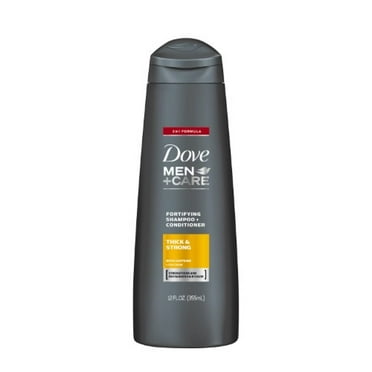 Dove Men Care 2 in 1 Shampoo and Conditioner Thick and Strong 12 Oz (Pack of 20)