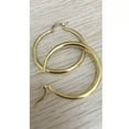 thumbnail image 3 of K-KED Rose Gold Hoop Earrings Creative Round Cut Cubic Zirconia Women Delicate Jewelry A Pair-Rose Gold, 3 of 5