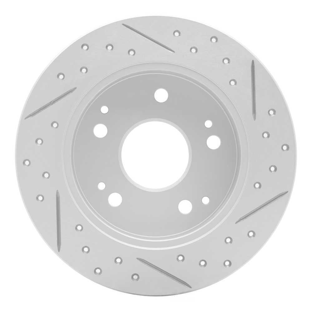 Dynamic Friction Company 830-59026L DFC Geoperformance Rotor - Drilled and Slotted