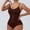 Coffee, variant on Tqcoqu Women’s Shapewear Bodysuit, Adjustable Strap & Hook-and-Eye Waist Cincher for Daily Wear, Sport Occasions,Khaki,Women's M-XXXL
