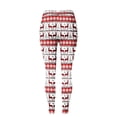 thumbnail image 4 of MKLEKYY Leggings deportivos para mujer, informales, con estampado navideño, de cintura alta, con estampado floral, para yoga, correr, fitness diario, 4 of 4