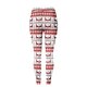thumbnail image 4 of MKLEKYY Leggings deportivos para mujer, informales, con estampado navideño, de cintura alta, con estampado floral, para yoga, correr, fitness diario, 4 of 4