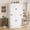 White, variant on Homieasy 70" Tall Kitchen Pantry Cabinet, Farmhouse Storage Cabinet with Barn Doors & Drawer, Adjustable Shelves, White