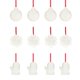 thumbnail image 1 of 3 kits de de madera para niños, juegos de colgantes navideños de bricolaje con 12 recortes de madera sin terminar, adornos para árboles, 1 of 9