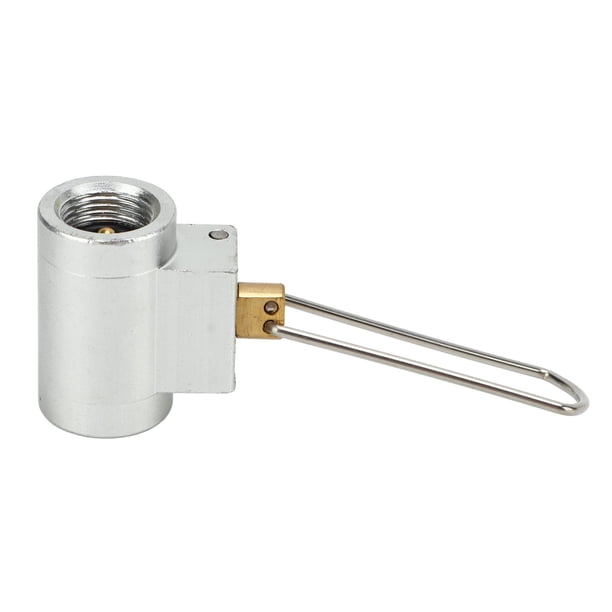Válvula de recarga de tanque de gasolina para exteriores, junta de llenado mutuo de tanque de gasolina esmerilado de aleación de aluminio para acampar y hacer senderismo YUNYI BRAND Deportes