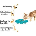 thumbnail image 4 of Comedero lento para mascotas en forma de flor, 2 uds., cuenco para perros y gatos, almohadilla para lamer, alternativa divertida para comer más despacio, alimentador de rompecabezas para gat, 4 of 4