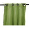 Jordan Manufacturing 54" x 84" Sage Green Solid Grommet Semi-sheer Outdoor Curtain Panel