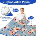 thumbnail image 3 of Pioneer Flower Floral Print Pattern Toddler Nap Mats for Kids Preschool,Sleeping Mat Bag or Kids,Toddler Sleeping Bag,Toddler Nap Mat or Daycare, 3 of 6