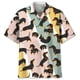 thumbnail image 4 of Camisa hawaiana con estampado 3D de dibujos animados de perro salchicha para hombre, blusa con gráfico de animales para mascotas, blusas con botones de solapa para vacaciones de verano, camisas de pla, 4 of 5