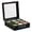 Black, variant on Tea Storage Organizer with Clear Acrylic Top Window,9 Compartments Eco-Friendly Tea Bag Holder, Multi-Functional Storage Box