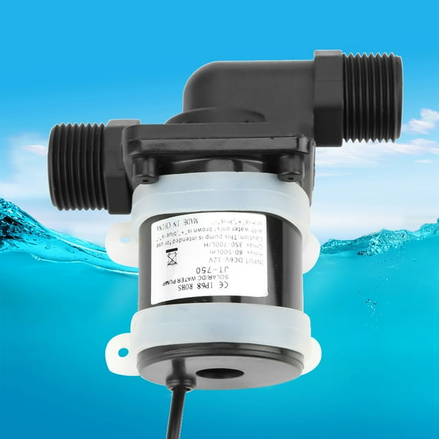 Immersion Water Heater Recirculating Pump For Water Heater Hot Water Recirculating Pump Hot Water Circulation Pump,Mini DC Circulating Boost Water Pump 12V -40 degrees Celsius