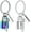 Customize, variant on Padlock Urn Ashes Keychain for Women Men Memorial Ashes Keepsake Urn Key Ring Memorial Cremation Keychain