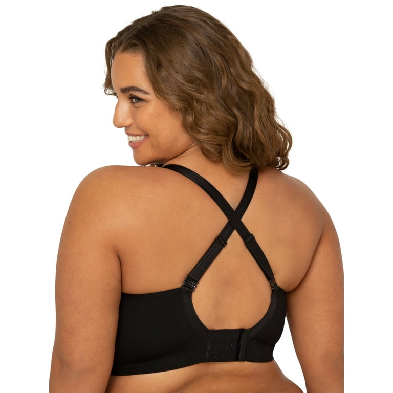 Fit for Me by Fruit of the Loom Women's Supportive Seamless Wirefree Bra,  Style FT979, Sizes L to 4XL 