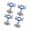Pipe diameter 32to34, variant on Adjustable Pipe Support Clamp Stainless Steel Bracket with Rubber Lined Saddle, Round Mounting Base, 4 Pack Plumbing