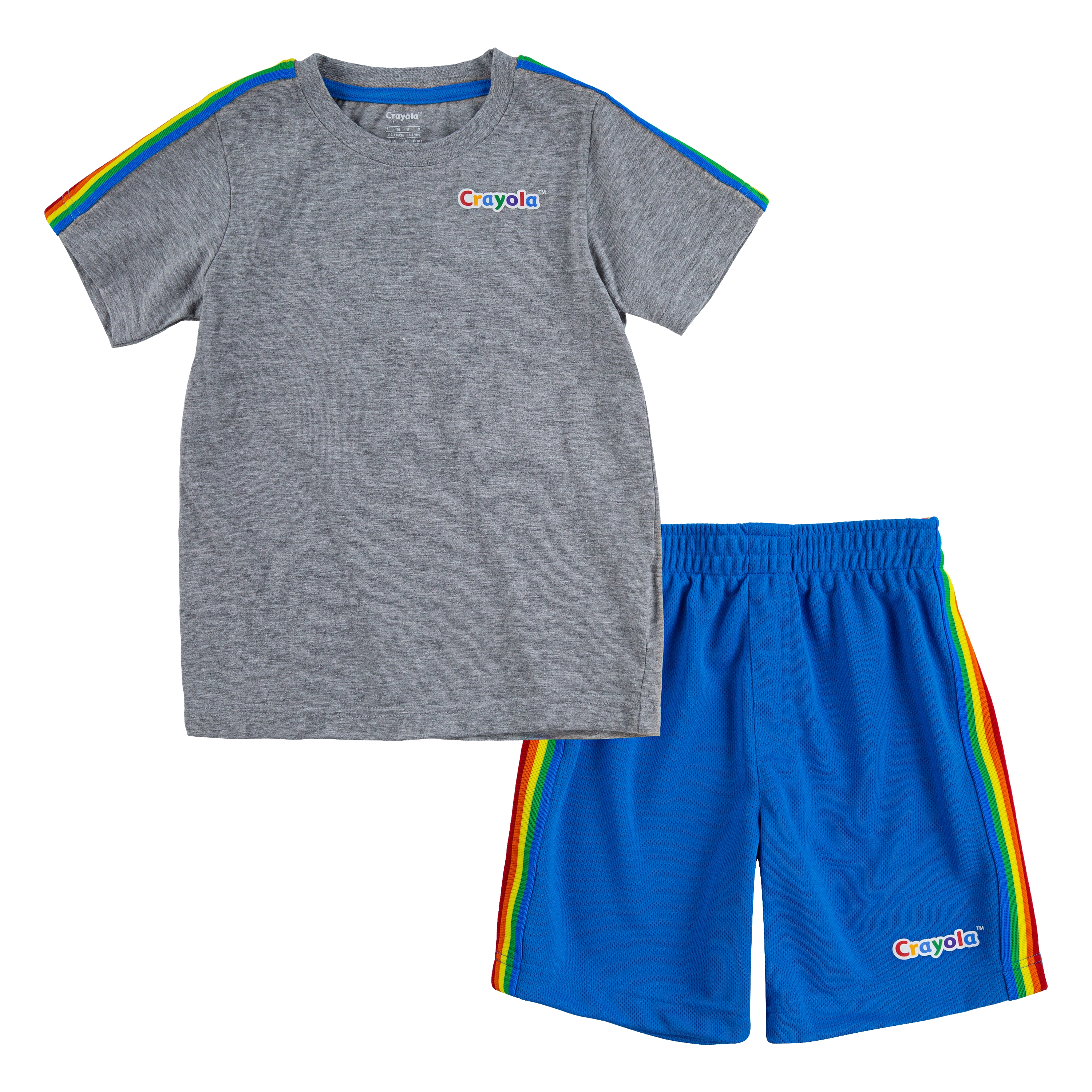 Crayola Childrens Apparel Boys Short Sleeve Graphic T-Shirt and Joggers 2-Piece Outfit Set