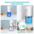 thumbnail image 4 of 400mL Automatic Foam Soap Dispenser, Large-capacity Hands-free Soap Dispenser Rechargeable Soap Dispenser for Room, Kitchen, 4 of 7