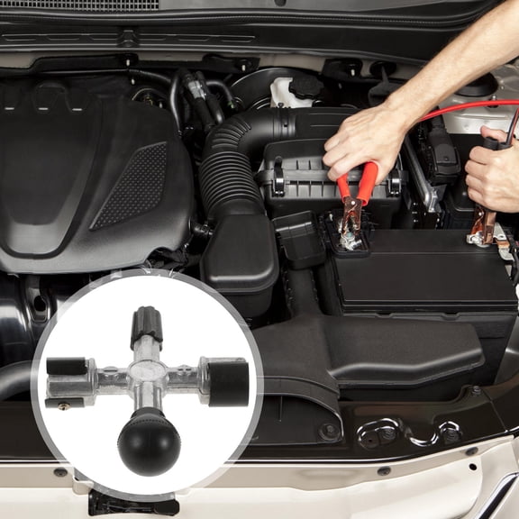 Niceauty Cable Terminal Cleaner Tool Battery Post Cleaner Multi Metal 1Pcs