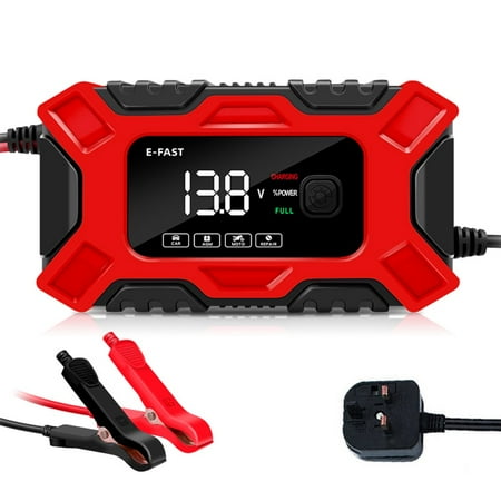 

12V Automatic Smart Charger For AGM/GEL Battery Car Motorcycle Repair Battery