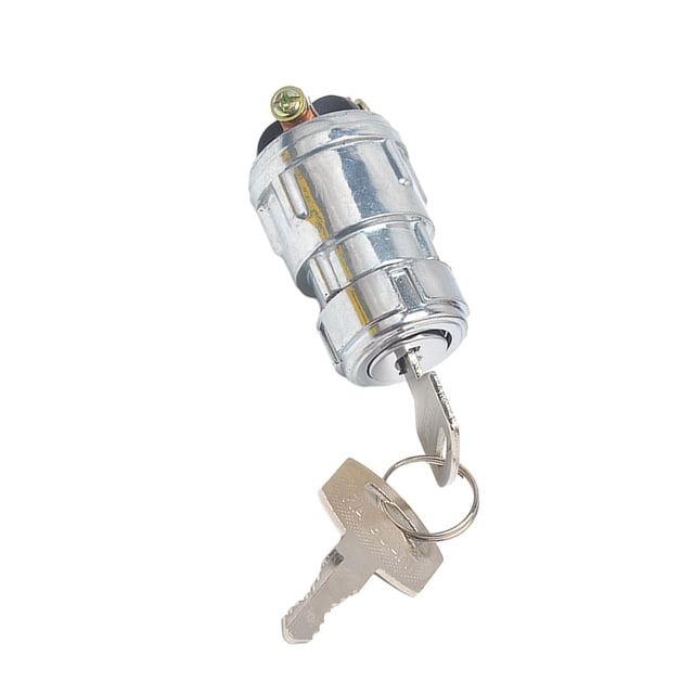 Kenally Interruptor de encendido universal de metal para automóvil - Teclas duraderas y funcionales Cerradura segura Durabilidad Fácil de Vehículos, repuestos y accesorios Mis
