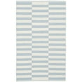thumbnail image 4 of SAFAVIEH Montauk Raeyln Striped Cotton Area Rug, Ivory/Light Blue, 8' x 10', 4 of 8