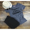 thumbnail image 4 of Womens Happiness Is Being a Grammy Funny T shirt Gift Grandmother for Grandma Womens Graphic Tees, 4 of 7
