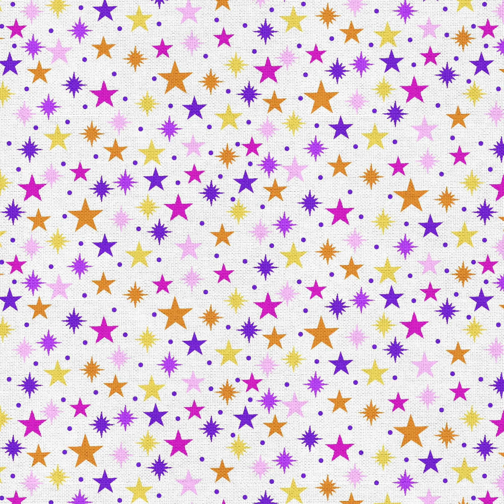 (3 pack) Create It 18" x 21" Cotton Galaxy Precut Sewing & Craft Fabric Bundle, Multicolor 5 Piece