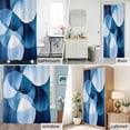 thumbnail image 6 of Blue White Fabric Shower Curtain Gradient Style Washable Shower Curtains for Bathroom, Waterproof Bath Curtain with Hooks Home Decor 72x72in, 6 of 8