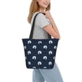 thumbnail image 2 of Fotbe Wolf And Moon Bolsa de Playa con Estampado, Bolsa de Hombro, Bolsa de Mano Espaciosa, Bolsa de Viaje Ligera, Bolsa de Compras Versátil, 2 of 6
