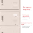 thumbnail image 2 of Locker Casillero Guardex BAVARIA Metálico 6 Puertas, 2 of 6