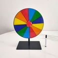 thumbnail image 4 of Prize Wheel, Tabletop Roulette Wheel for Prizes, for Home Parties, Trade Show, Party Birthday Wedding & Carnival Events, 4 of 7