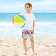 thumbnail image 6 of joogoo Flamingo Summer Flower Boys Swim Trunks Beach Swimsuit Shorts Boxer 12-13Y, 6 of 8
