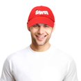 thumbnail image 6 of DALIX Father Son Santa Christmas Set Ball Cap Embroidered Hat in Red, 6 of 7